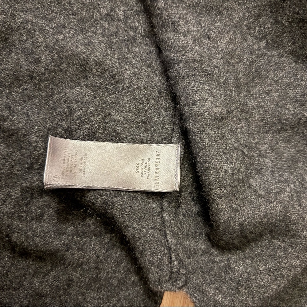 ZADIG & VOLTAIRE ROSANNY CASHMERE CARDIGAN Size S/XS - Picture 7 of 7